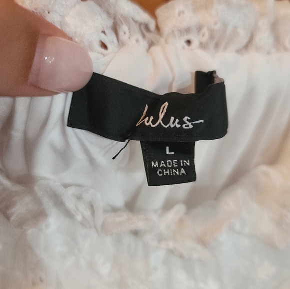 Lulus peplum top - Picture 2 of 3